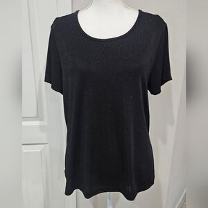vtg GLITTER tee SZ L